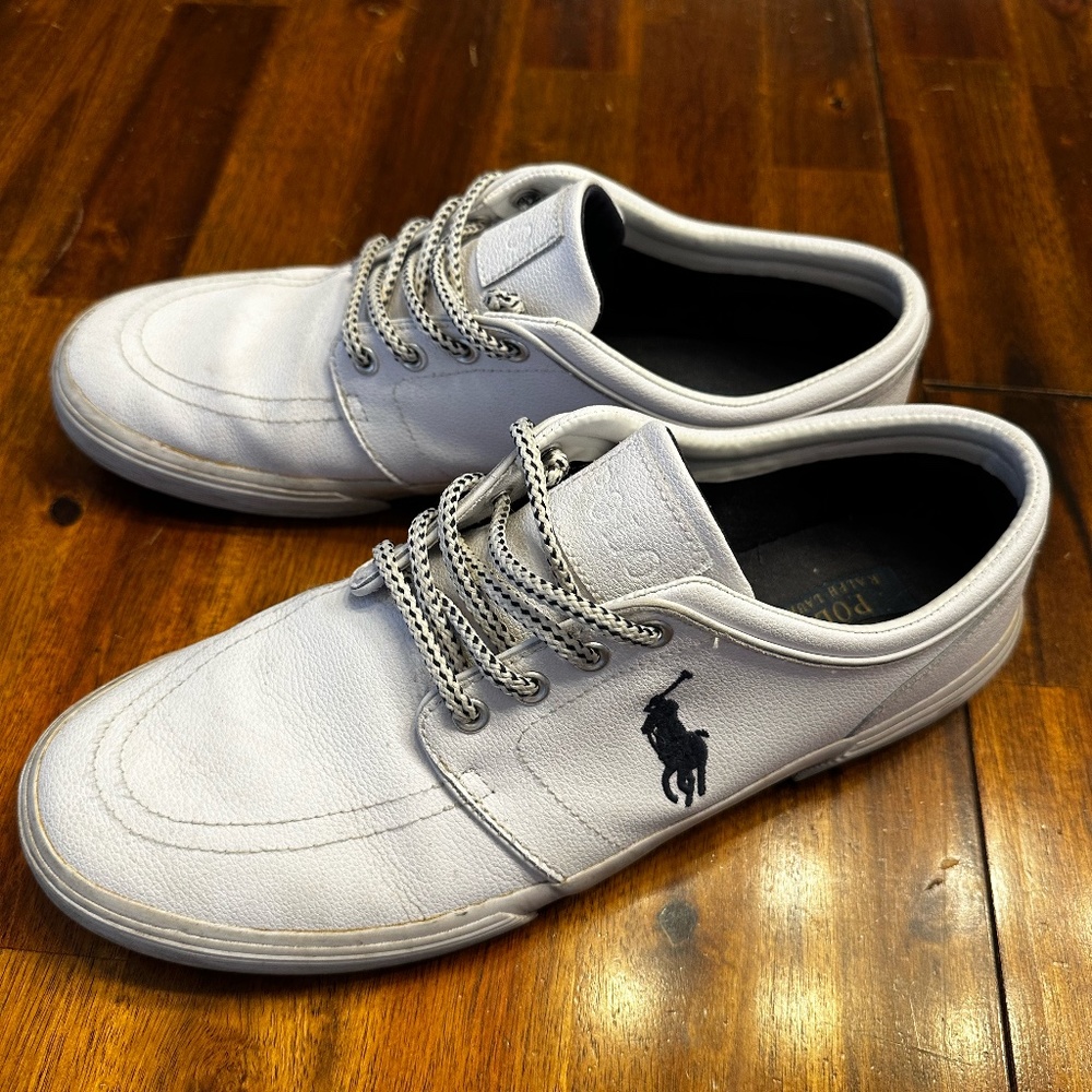 Men's Polo Shoes size 12 White